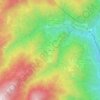 Cervara topographic map, elevation, terrain