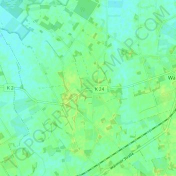 Hauskämpen topographic map, elevation, terrain