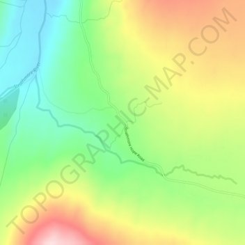 Allnabad topographic map, elevation, terrain