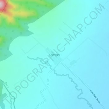 Lapu-lapu topographic map, elevation, terrain