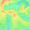 Gberigbe topographic map, elevation, terrain