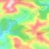 Peñaverde topographic map, elevation, terrain