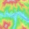 Ciobănuș topographic map, elevation, terrain