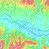 商镇 topographic map, elevation, terrain