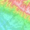 Dharamsala topographic map, elevation, terrain
