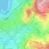 Pardavila topographic map, elevation, terrain