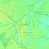 Kubang Kerian topographic map, elevation, terrain