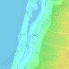 Gafanha do Areão topographic map, elevation, terrain