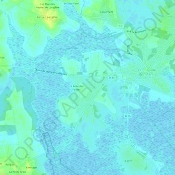 Mayun topographic map, elevation, terrain