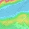 Heiligen Gestade topographic map, elevation, terrain