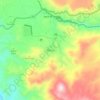 Porco topographic map, elevation, terrain