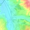 Ponte da Pedra topographic map, elevation, terrain
