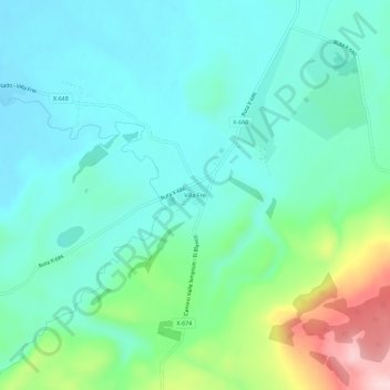 Villa Frei topographic map, elevation, terrain