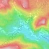 Tuddal topographic map, elevation, terrain