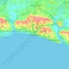 Brighton topographic map, elevation, terrain
