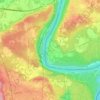 Coarezza topographic map, elevation, terrain