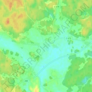 Vallby topographic map, elevation, terrain