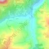 Cinquecerri topographic map, elevation, terrain