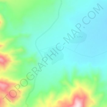 Gerik topographic map, elevation, terrain