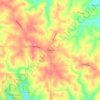 Emeline topographic map, elevation, terrain