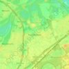 Brachterbeek topographic map, elevation, terrain