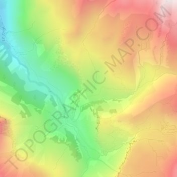 Cabanes de la Terce topographic map, elevation, terrain