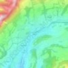 Gap topographic map, elevation, terrain