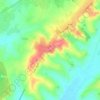 Pila topographic map, elevation, terrain