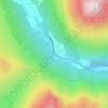 Glen Croe topographic map, elevation, terrain