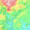 Ashburton topographic map, elevation, terrain