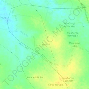kasei topographic map, elevation, terrain