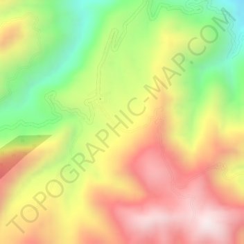 Mosoco topographic map, elevation, terrain