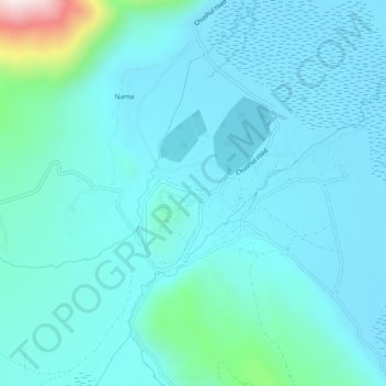 Chushul topographic map, elevation, terrain