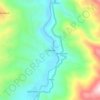 Poshonari topographic map, elevation, terrain