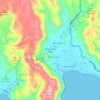 Mengalung Kute topographic map, elevation, terrain