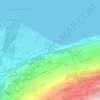 Amphion-les-Bains topographic map, elevation, terrain