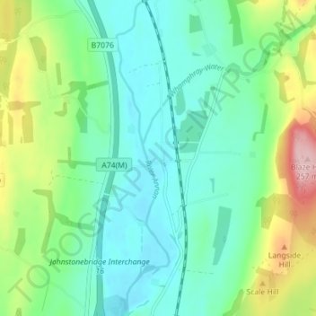 Newton topographic map, elevation, terrain