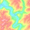 Harpole topographic map, elevation, terrain