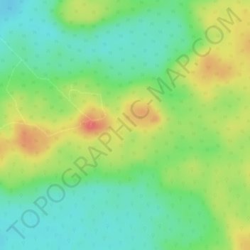 Nakbé topographic map, elevation, terrain
