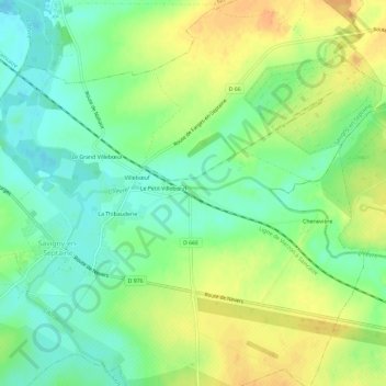 Sauges topographic map, elevation, terrain