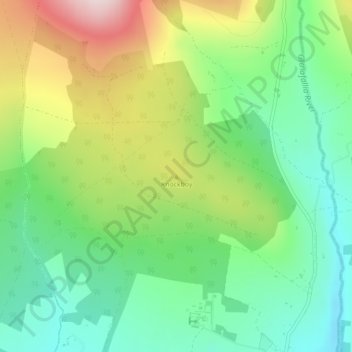 Knockboy topographic map, elevation, terrain