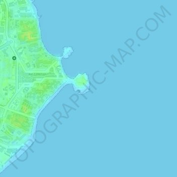 WaterBlow topographic map, elevation, terrain