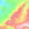 Serra do Rola-Moça topographic map, elevation, terrain