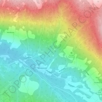 Stoet topographic map, elevation, terrain