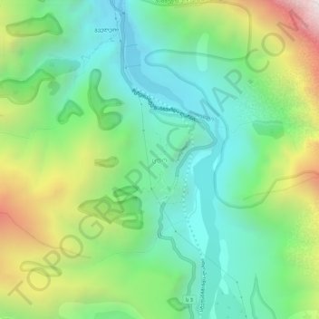 Tsdo topographic map, elevation, terrain