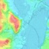 Aucfer topographic map, elevation, terrain
