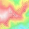 Perce-Neige topographic map, elevation, terrain