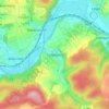 Tiefenbach topographic map, elevation, terrain