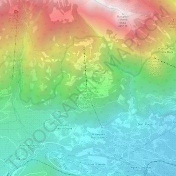 Velloi topographic map, elevation, terrain