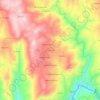 Bairradas topographic map, elevation, terrain